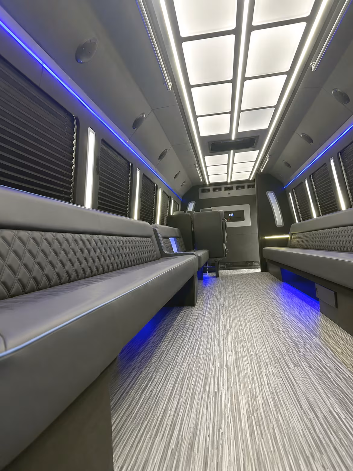 a bridal party bus from lawrence to your ceremony starts the day right