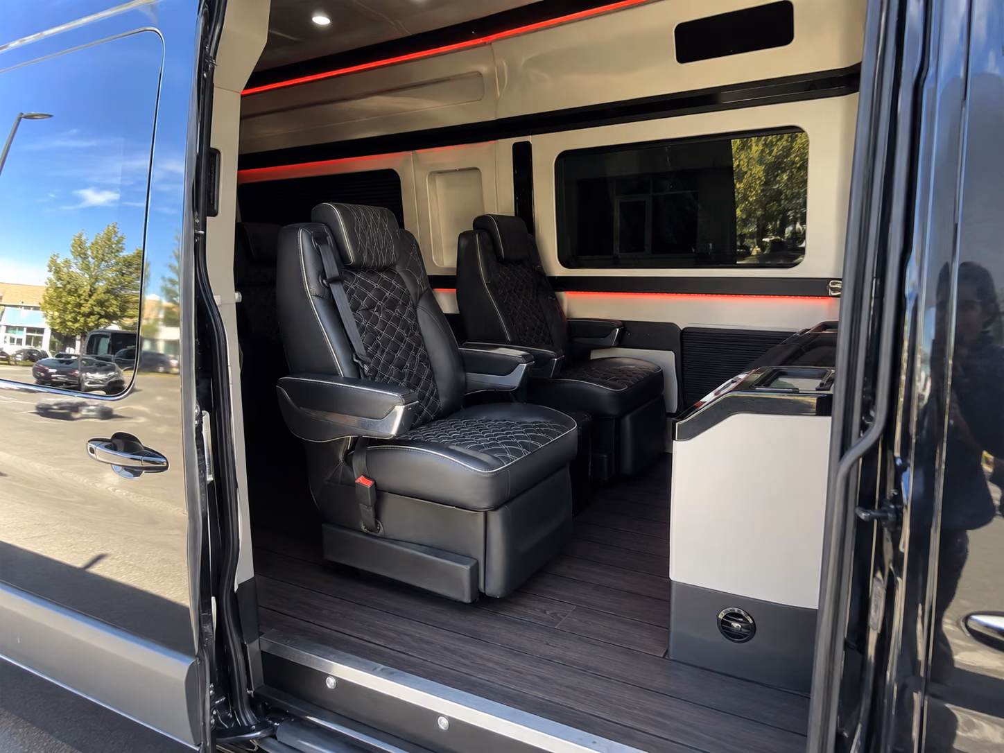lawrence charter bus interior 2