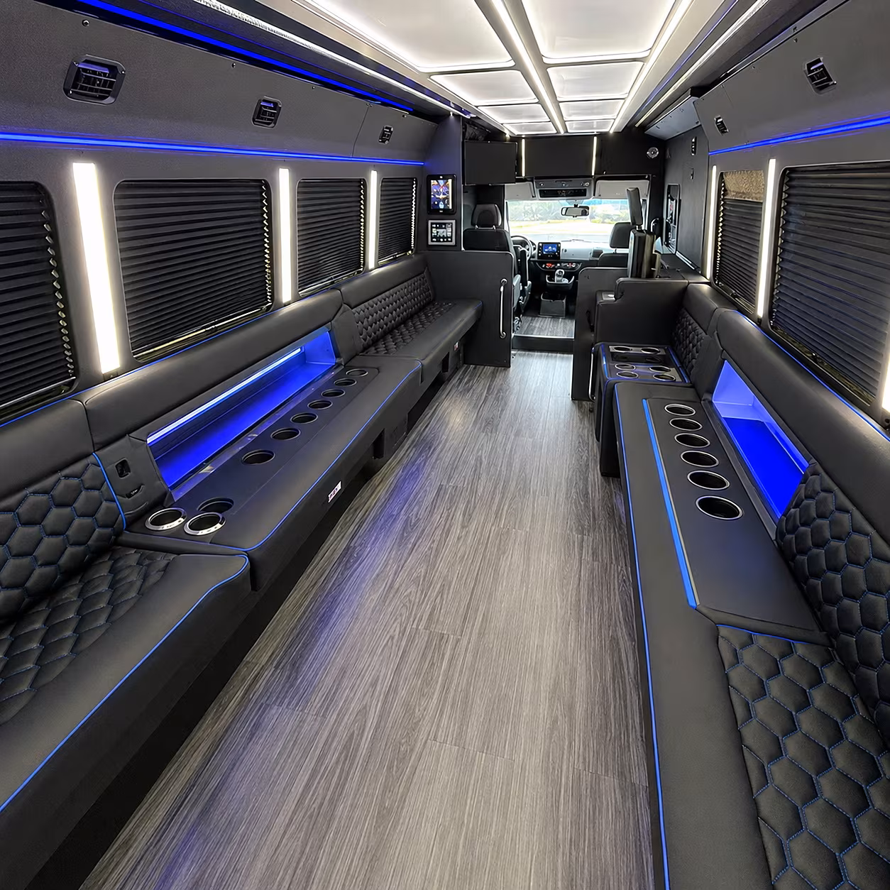 lawrence party bus rentals inside
