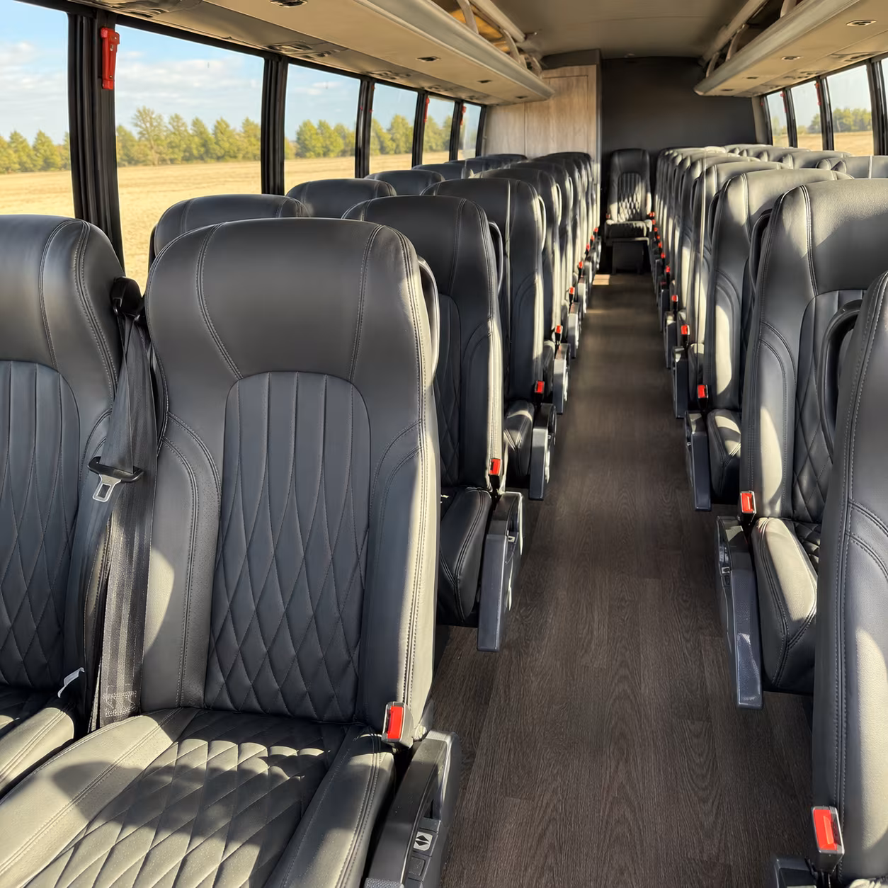 lawrence sporting event transportation onboard seating